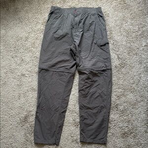 Simms Convertible Olive Green Fly Fishing Outdoor Pants